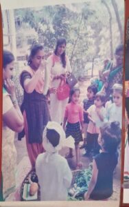 visit of vegetable vendor on Project of Vegetables.