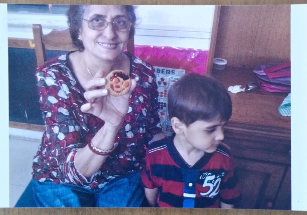 The concept of myself . Children making their own snack .