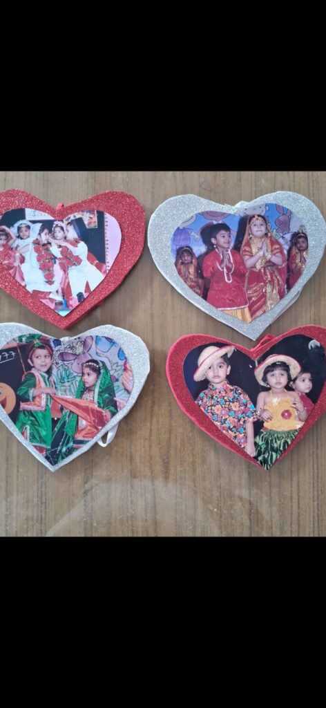 Celebrating and dressing up on religions day , in school.